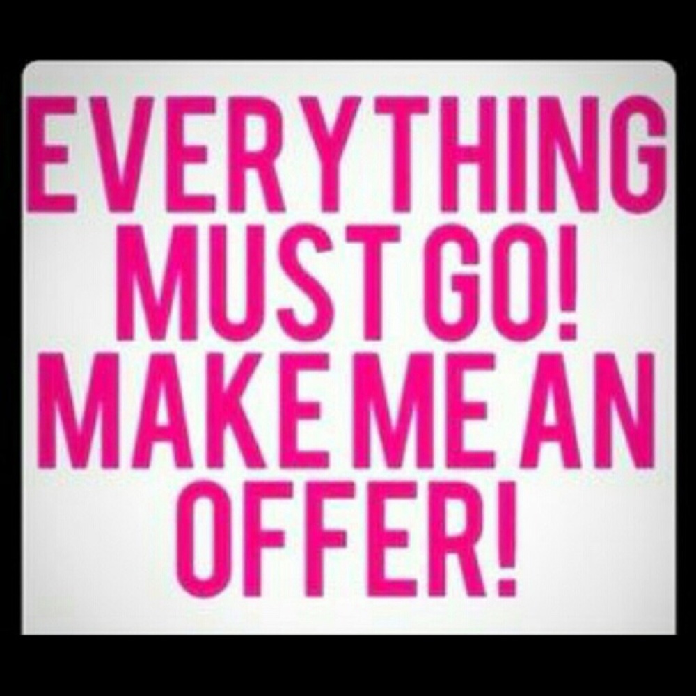 Offers welcome!